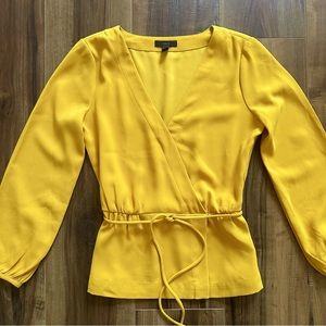 J.Crew Faux-Wrap Blouse